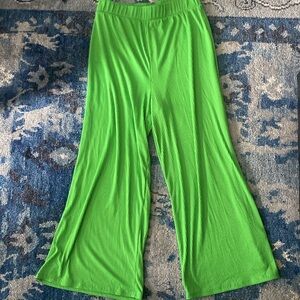 Dressed in Lala wide leg pant, size M.